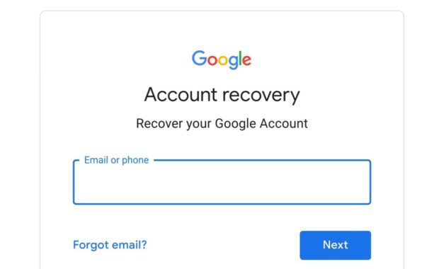 how to gmail account recovery