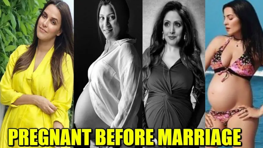 Actresses became Pregnant before Marriage