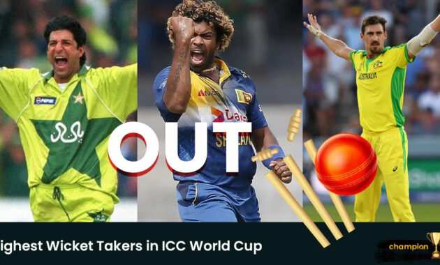 Highest Wicket Takers in ICC World Cup