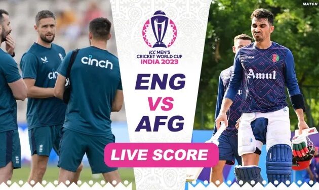 ENG vs AFG Cricket Live Score